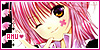 fan listing button for hinamori amu from shugo chara featuring manga style artwork of her